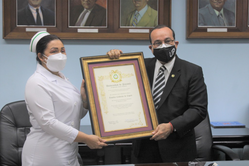 UP OTORGA RECONOCIMIENTO A “MISS” EUSEBIA CALDERÓN DE&nbsp;COPETE