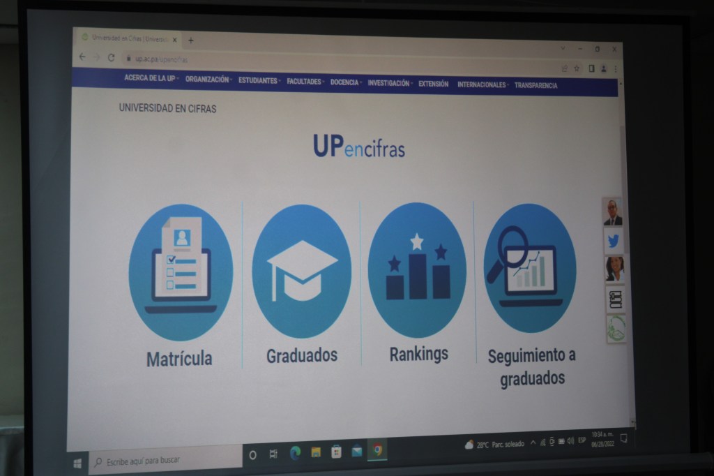 “UP EN CIFRAS” HERRAMIENTA WEB QUE PRESENTA DATOS ESTADISTICOS HISTORICA DE LA&nbsp;UP