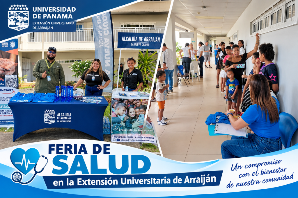Feria de Salud fortalece el vínculo de la Universidad de Panamá con&nbsp;Arraiján