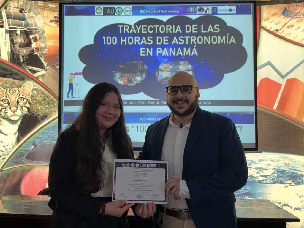 Estudiantes de Física de la Universidad de Panamá exploran el universo durante “100 Horas de&nbsp;Astronomía”